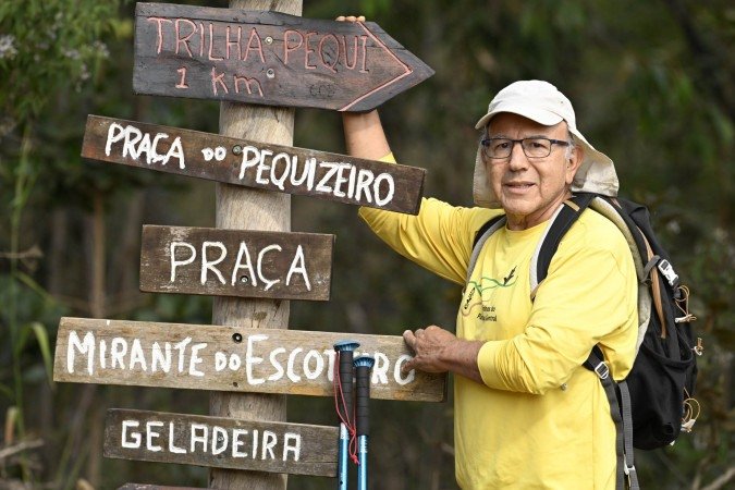 O geólogo Edgar Fagundes é um defensor das trilhas da Flona - (crédito: Carlos Vieira CB/DA Press)