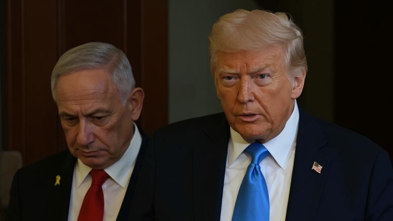 Trump chegou a gritar com Netanyahu - (crédito: ANDREW CABALLERO-REYNOLDS / AFP)