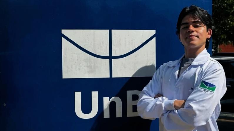 Pedro Victor Paterra, aluno de medicina da UnB