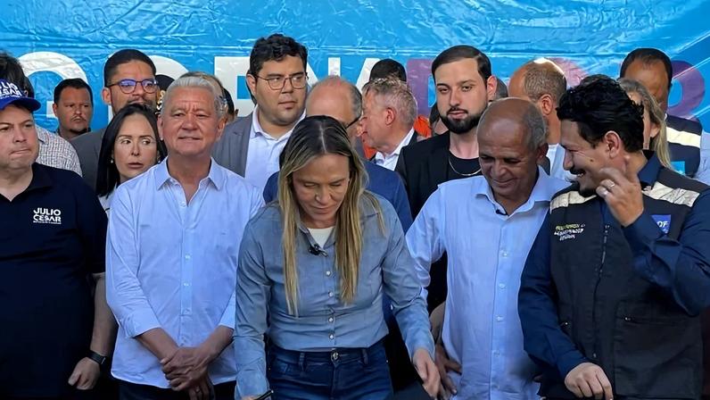 Celina Leão anuncia reforço na saúde durante GDF na Sua Porta em Planaltina - (crédito: Davi Cruz/CB)