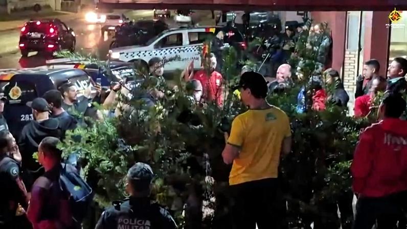 Desentendimento em pizzaria de Vicente Pires mobilizou PMDF - (crédito: Cedido ao Correio)