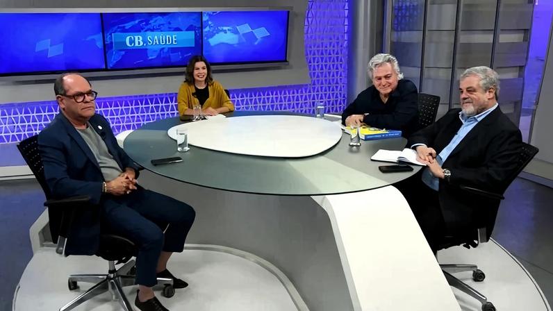 Da esquerda para a direita: Paulo Lobo, Sibele Negromonte, Silvestre Gorgulho e Marcelo Agner - (crédito: Marcelo Ferreira/CB/D.A Press)