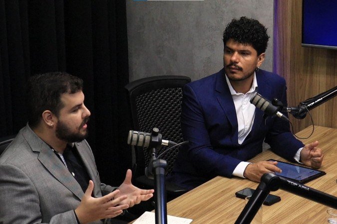 Marcelo Ramalho e Juscelino Bezerra: diferenças sociais na alimentação - (crédito: Benjamin Figueiredo/CB/D.A Press)