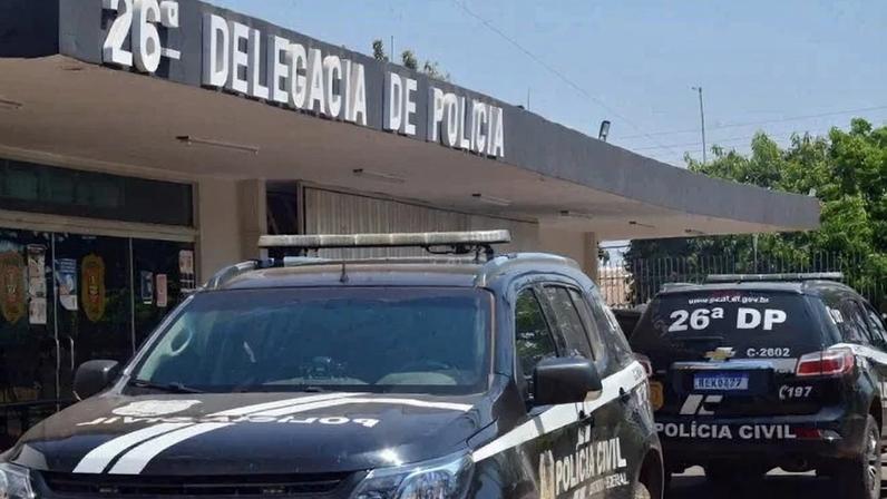 Suspeito de agredir ex-companheira, namorado dela e uma idosa foi encaminhado à 26ª Delegacia de Polícia (Samambaia Norte) - (crédito: Ed Alves/CB)