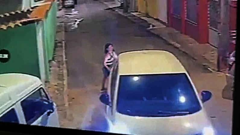 Segundo a PMDF, o homem fugiu do local do crime e seguiu para trabalhar, aceitando corridas pelo aplicativo de transporte - (crédito: Polícia Militar do Distrito Federal/Divulgação)