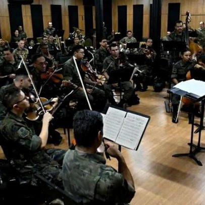 Concerto reúne bandas da FAB e da USAF em Brasília