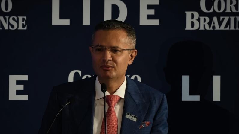 Jacobino durante participação na 7ª edição do Brasília Summit, organizada pelo Lide e pelo Correio Braziliense - (crédito: Marcelo Ferreira/CB/D.A Press)