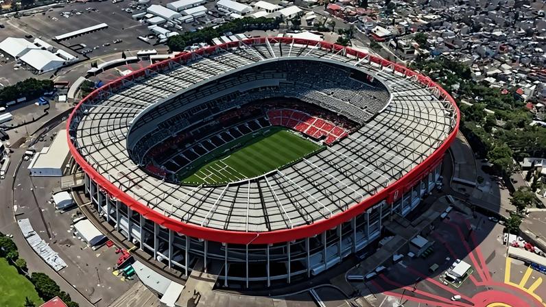 Estádio Azteca em outubro de 1968, durante os Jogos Olímpicos - (crédito: Getty Images)