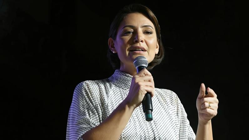 Michelle Bolsonaro (PL) tem 38,8% das intenções de voto ao Senado - (crédito: Ed Alves/CB/DA.Press)