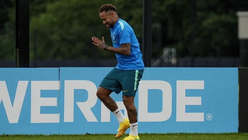 Neymar pode ser uma das novidades de Ancelotti na decisão do Grupo C, contra a Escócia: atacante está há quase mil dias sem jogar pela Seleção - (crédito: Rafael Ribeiro/CBF)