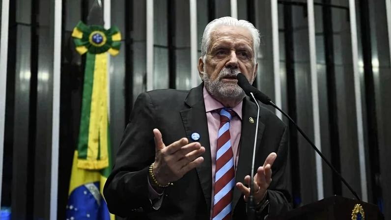 Segundo a PF, Jaques Wagner teria utilizado seu papel de liderança no governo para defender temas de interesse do Master - (crédito: Roque de Sá/Agência Senado)