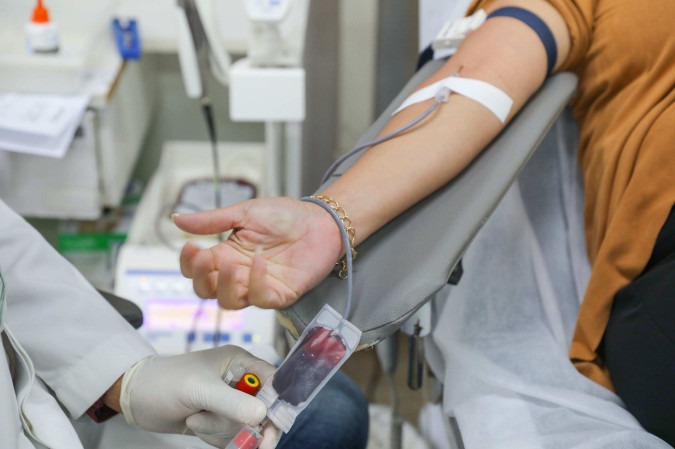 Iniciativa quer aumentar as doações de sangue no Hemocentro - (crédito: PAULO H CARVALHO)