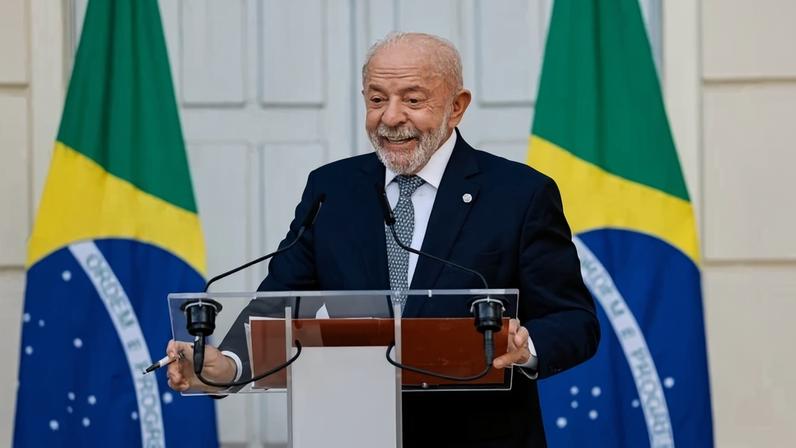 O comentário surgiu no momento em que o líder petista mencionava exemplos de destaque no esporte nacional e fazia referência à trajetória de Marta - (crédito: Ricardo Stuckert/PR)