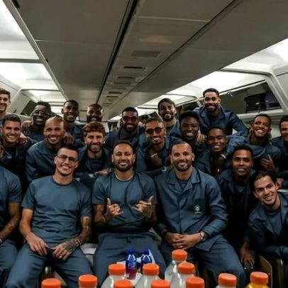 Seleção parte atrasada para EUA em jato de R$ 1,19 bi usado por Stones