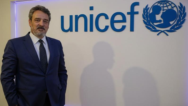 Joaquin Gonzalez-Aleman, representante do UNICEF no Brasil, reforça o pedido por compromissos políticos para proteger crianças e adolescentes. - (crédito: Sarah Paes/UNICEF)