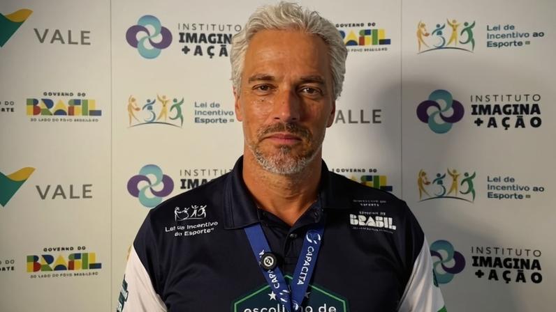 Juraci Moreira, ex-triatleta, ministrou palestra sobre a Lei de Incentivo ao Esporte no curso Capacita em Brasília - (crédito: Instituto Imaginação)