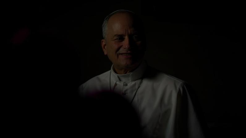 O Papa Leão XIV sorri durante um encontro com os bispos da Espanha na sede da Conferência Episcopal em Madri, em 8 de junho de 2026 - (crédito: STEFANO RELLANDINI / AFP)