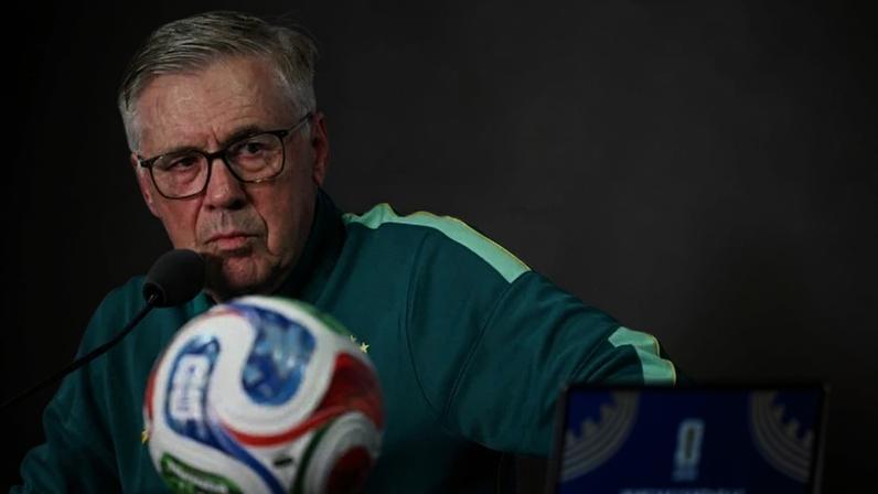 Carlo Ancelotti estreia na Copa como técnico. - (crédito: Mauro Pimentel/AFP)