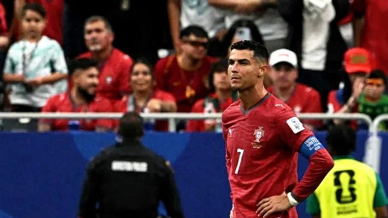 Portugal empata com a República Democrática do Congo na estreia da Copa 2026 - (crédito: RONALDO SCHEMIDT / AFP)