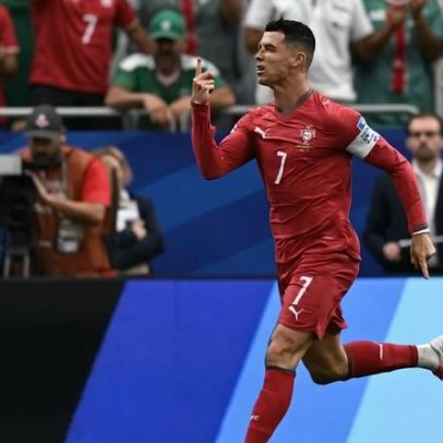 Cristiano Ronaldo é o único a marcar em seis Copas