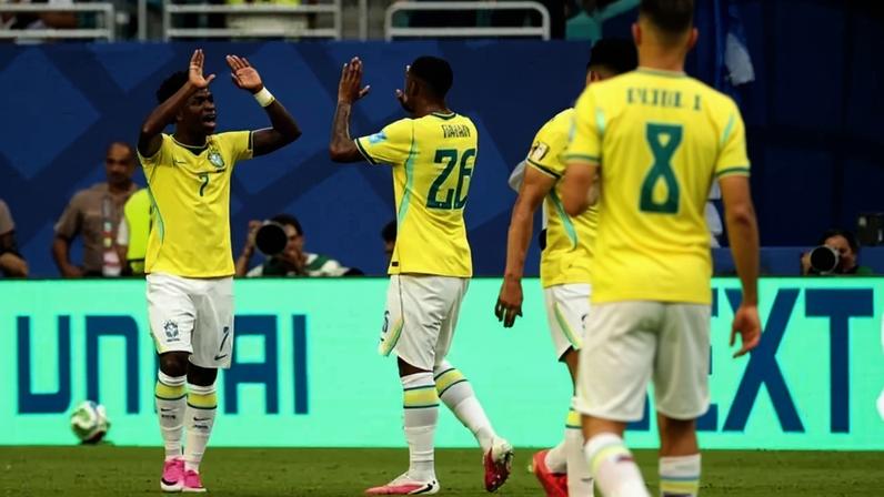 Jogo Brasil contra Escócia - (crédito: PATRICIA DE MELO MOREIRA / AFP)