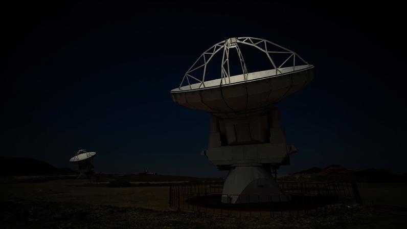 A área encontrada pelos cientistas graças ao telescópio ALMA, o mais potente do mundo, localizado no Chile - (crédito: Reprodução/ Wikimedia Commons)
