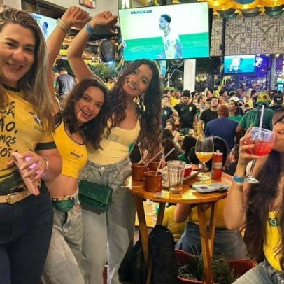 Copa reúne amigas para torcer pelo Brasil