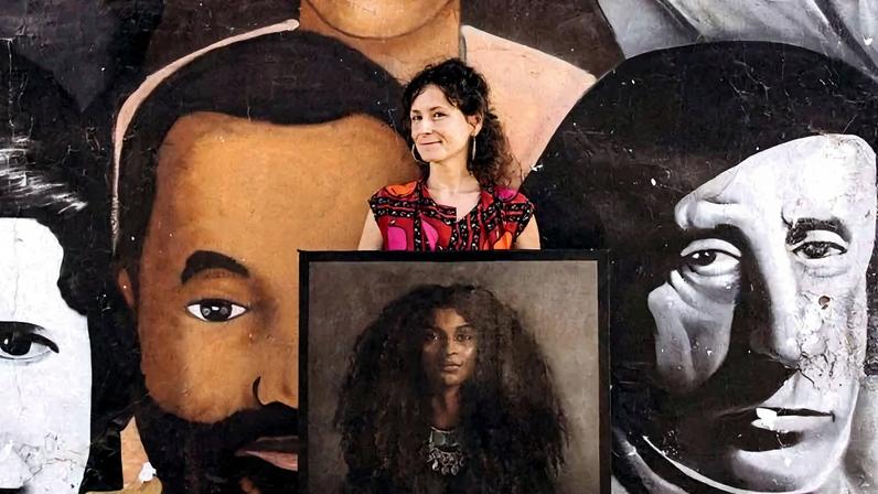 Artista Ulrike Belloni realiza sua primeira mostra no Brasil, em Brasília, na Livraria Platô, a partir do dia 26 de junho - (crédito: Priscila Cunaccia)