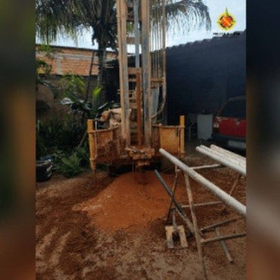 PM interrompe perfuração ilegal de poço artesiano em São Sebastião