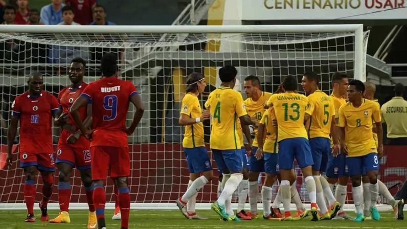 Brasil vai encarar o Haiti pela primeira vez em uma Copa do Mundo - (crédito: Foto: Mike Ehrmann/Getty Images)