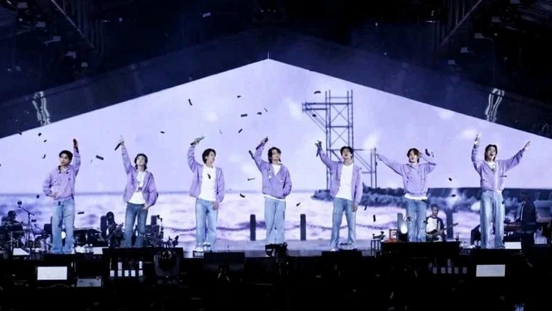 BTS - Yet To Come acompanha os sete integrantes do grupo BTS no show realizado no Asiad Main Stadium, em Busan, Coreia do Sul. - (crédito: Divulgação / Prime Video)