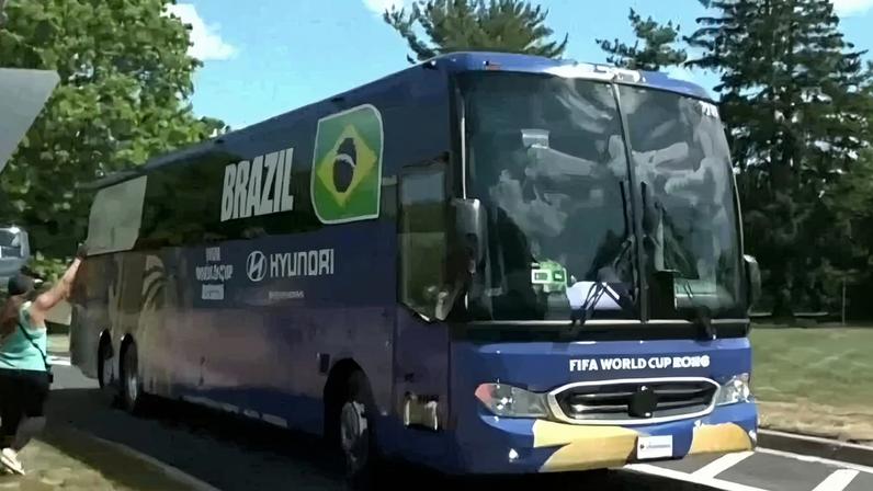 Brasil chega ao MetLife Stadium para estreia na Copa - (crédito: Foto: Reprodução)