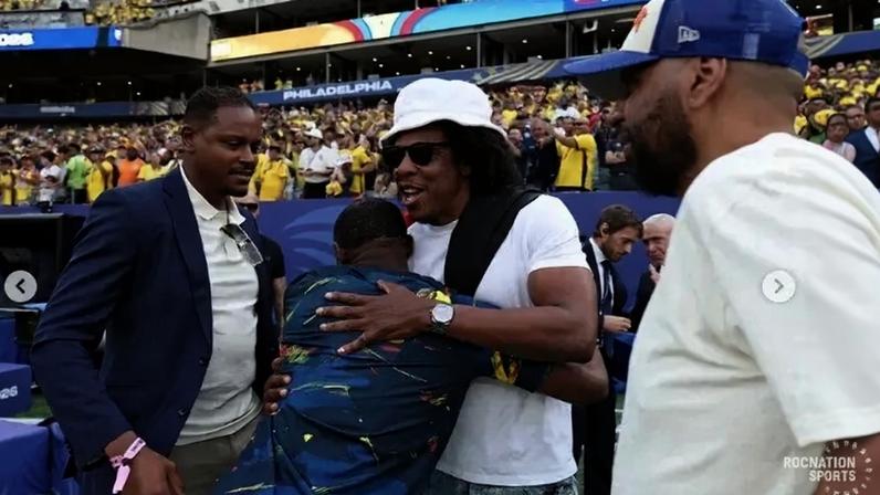 Jay-Z na Copa - (Reprodução/Instagram)