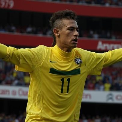 Neymar é o único remanescente do Brasil na última partida contra a Escócia