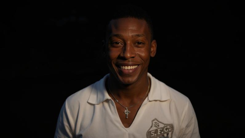 “Eu nunca o vi jogar pessoalmente, mas saber que teve alguém que se parece comigo jogando tão bem me faz acreditar que eu também posso jogar como ele no futuro”, diz o adolescente sobre o Rei do Futebol - (crédito: AFP)