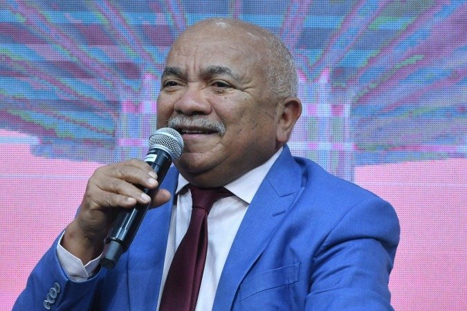 Chico Vigilante celebra liderança em pesquisa espontânea para a CLDF - (crédito: Ed Alves CB/DA Press)