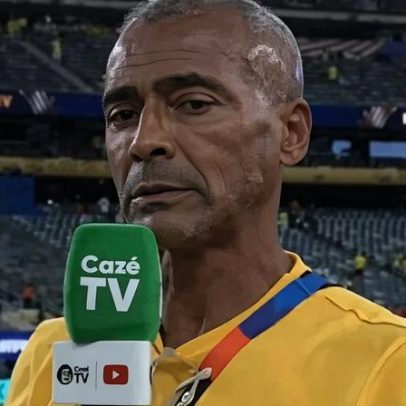 Romário critica visão do jornalista da CazéTV sobre futebol