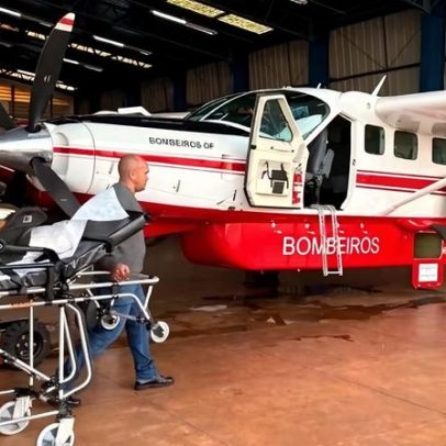 Bebê de 8 meses é transportado de avião para transplante de fígado