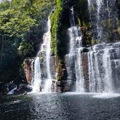 Jovem morre em cachoeira na Chapada dos Veadeiros; fazenda suspende atividades