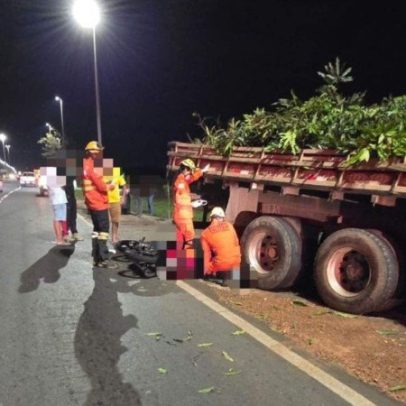 Motociclista morre em colisão com caminhão no Paranoá