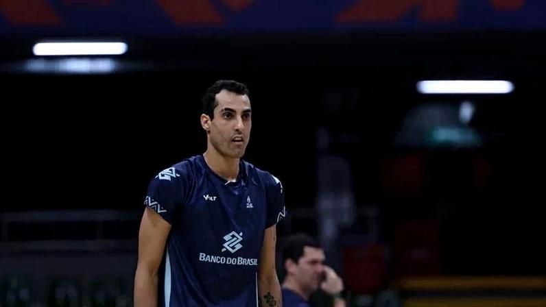Destaque nos Jogos de Tóquio-2020, ponteiro recomeça trajetória na Seleção durante a competição em Brasília - (crédito: Patricy Albuquerque/Soho/CBV)