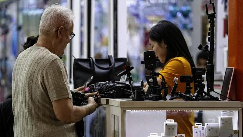 Com o resultado, setor passou a operar 19,9% acima do nível registrado antes da pandemia de covid-19, em fevereiro de 2020 - (crédito: Marcelo Camargo/Agência Brasil)