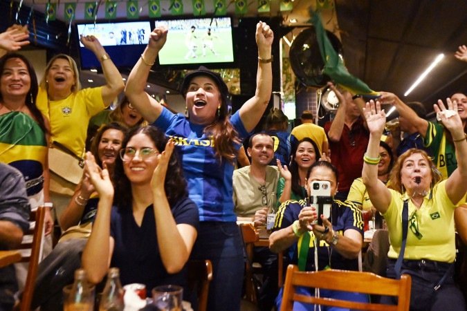 Segunda (26/6) Brasília terá ponto facultativo no GDF em função do jogo do Brasil - (crédito: Ed Alves/CB/D.A Press)