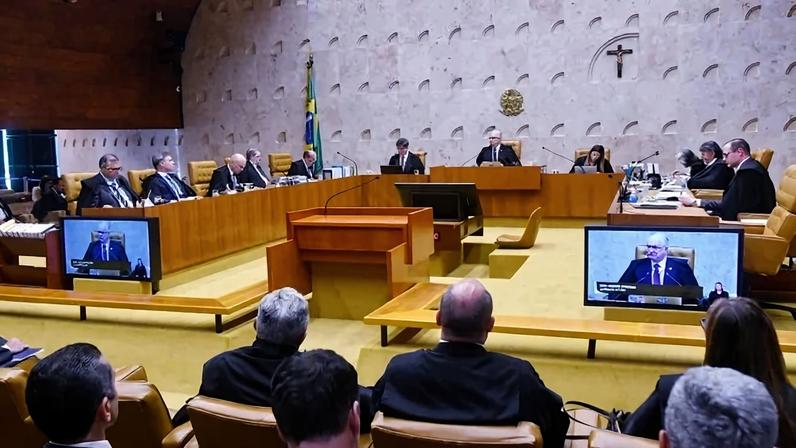 O plenário do Supremo Tribunal Federal (STF) formou maioria nesta quinta-feira (11/6) para acompanhar o relator, ministro Dias Toffoli, que foi o primeiro a votar durante a sessão - (crédito: Ed Alves CB/DA Press)