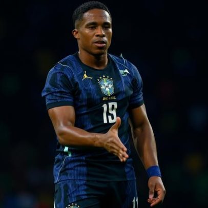 Endrick faz gol e Brasil não perde na partida