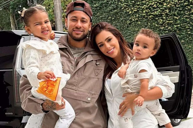 Bruna Biancardi e Neymar tem duas filhas juntos - (crédito: Observatorio dos Famosos)