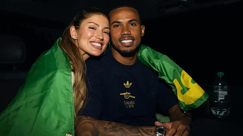 Esposa de Gabriel Magalhães desabafa sobre críticas ao jogador durante a Copa do Mundo - (crédito: Observatorio dos Famosos)