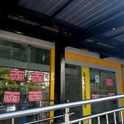 Bancos fechados e adesão parcial na greve dos vigilantes do DF