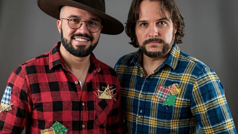A bandas Só Pra Xamegar é atração do Arraiá da Saúde - (crédito: Divulgação)