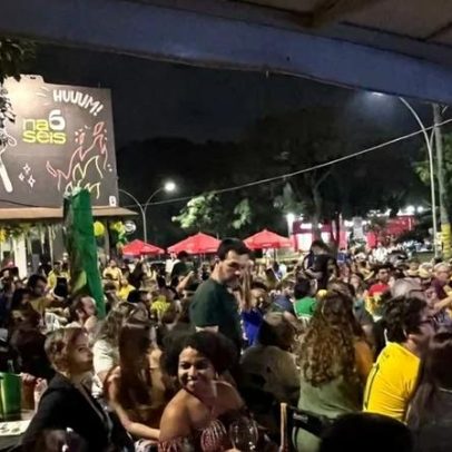 Torcedores do Bar Na Seis querem a Seleção em primeiro do grupo